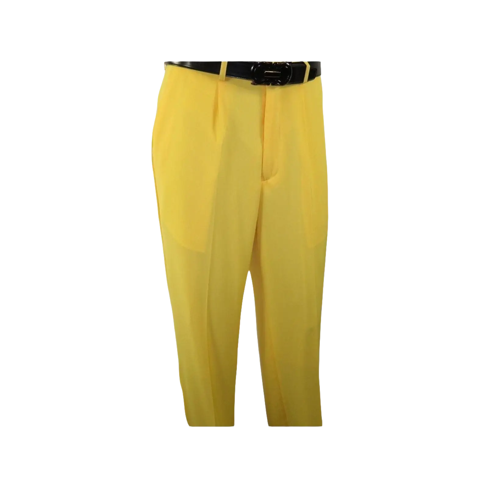 Mens INSERCH 2pc Walking Leisure Suit Shirt Pants Set Short Sleeves 9356 Banana - J.Valintin Men's Wear Legend - 94159