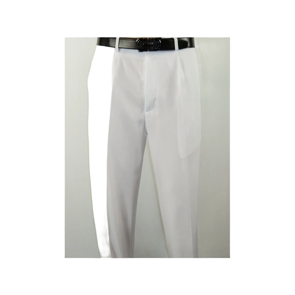 Mens INSERCH 2pc Walking Leisure Suit Shirt Pants Set Short Sleeves 9356 White - J.Valintin Men's Wear Legend - 94112