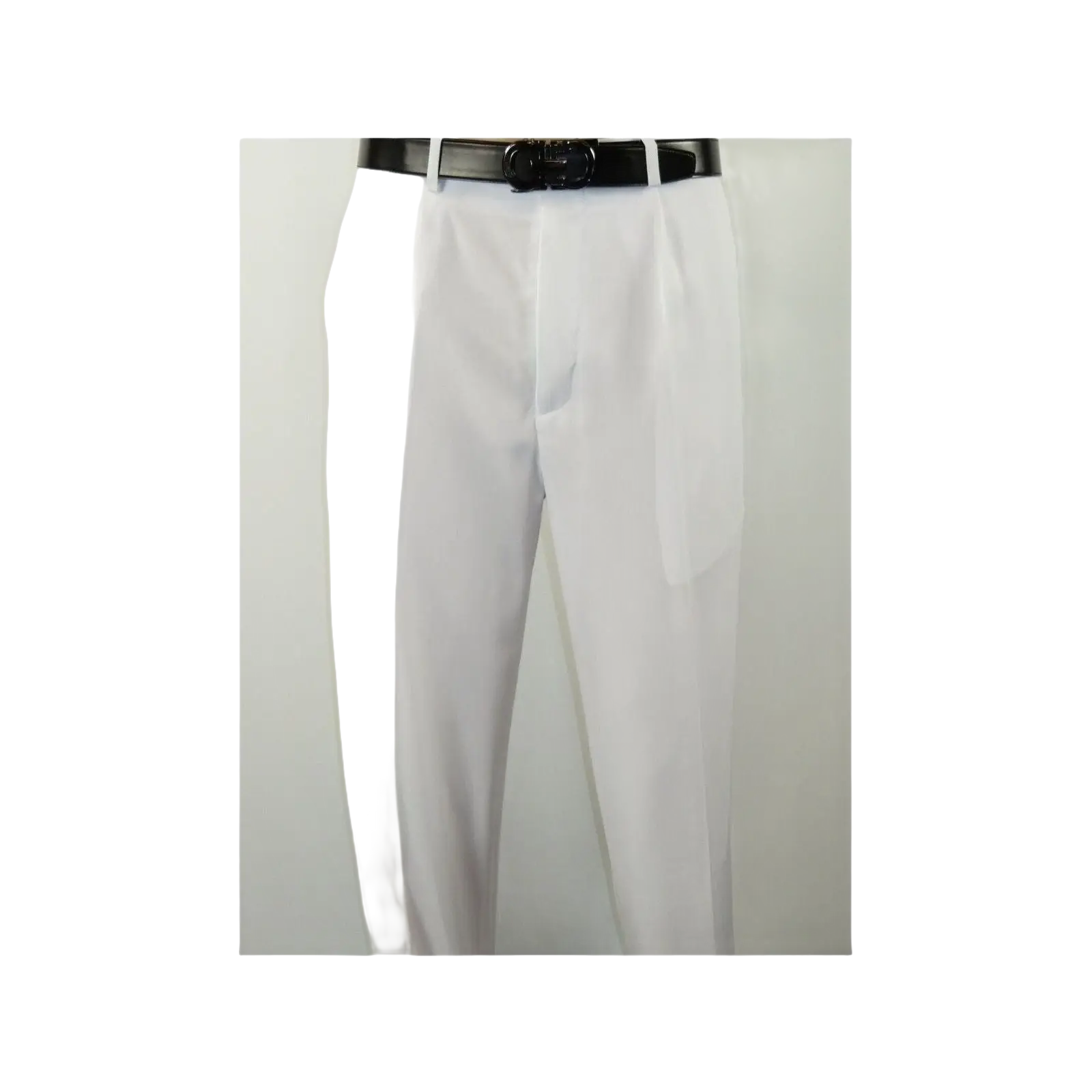 Mens INSERCH 2pc Walking Leisure Suit Shirt Pants Set Short Sleeves 9356 White - J.Valintin Men's Wear Legend - 94112