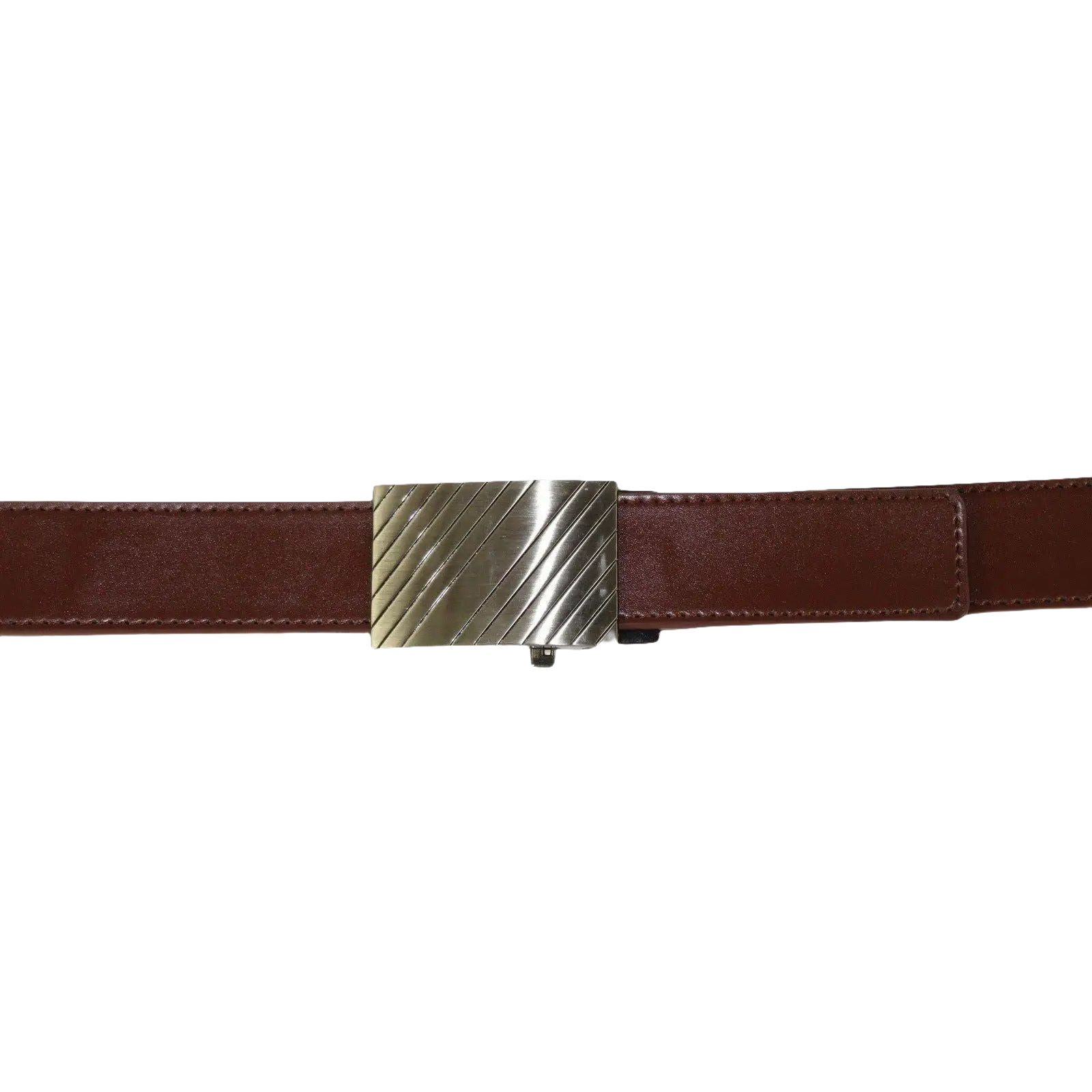 Men's Leather Belt lock - in Buckle adjustable size by Brand Q 6000 Cognac - J.Valintin Men's Wear Legend - 6000