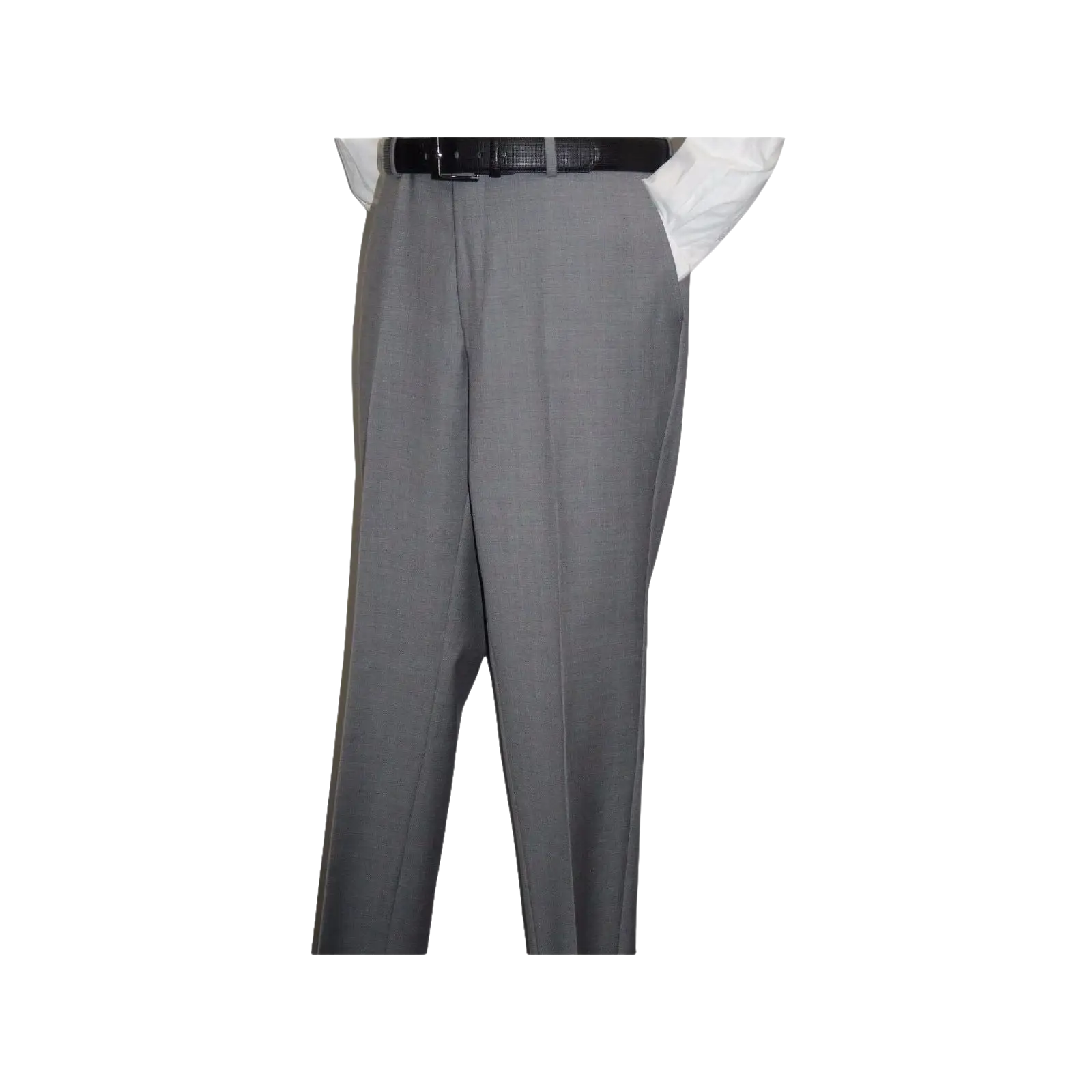 Mens Mantoni Flat Front Pants All Wool Super 140's Classic Fit 46306 - 2 Gray - J.Valintin Men's Wear Legend - 19267