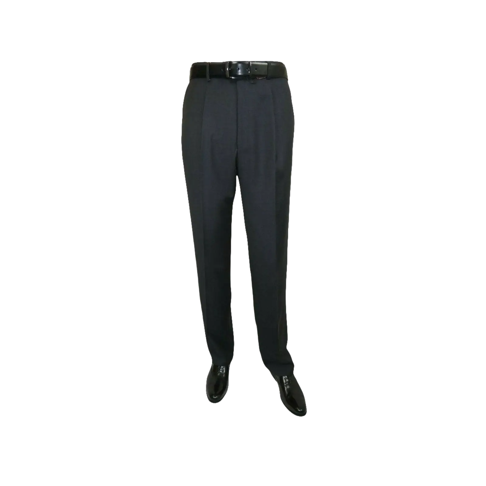 Men's MANTONI Pleated Pants 100% Wool Super 140's Classic Fit 46306 - 3 Charcoal - J.Valintin Men's Wear Legend - 8308