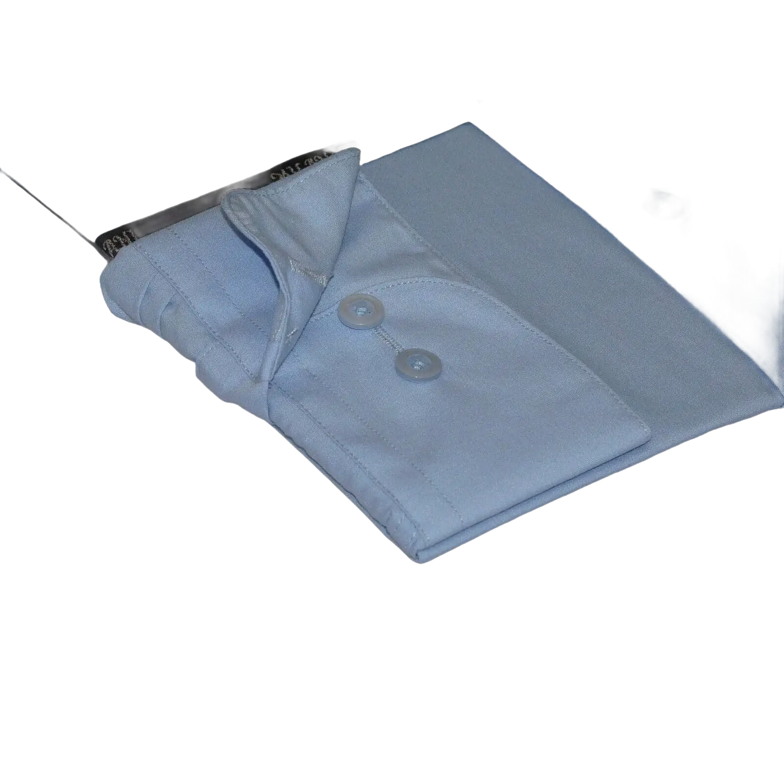Mens Milani dress shirt soft cotton Blend easy wash business long sleeves Blue - J.Valintin Men's Wear Legend - 2678