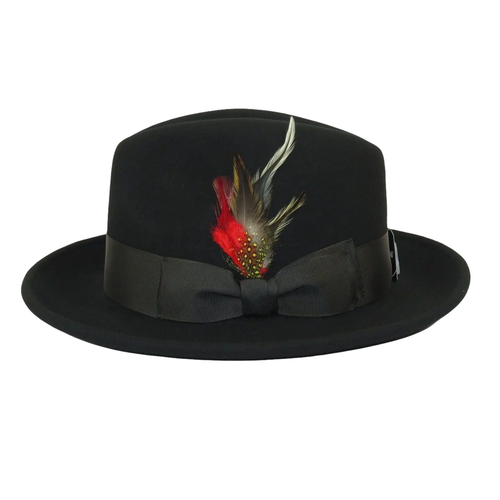Men's Milani Wool Fedora Hat Soft Crushable Lined FD219 Black - J.Valintin Men's Wear Legend - FD219 - black - S