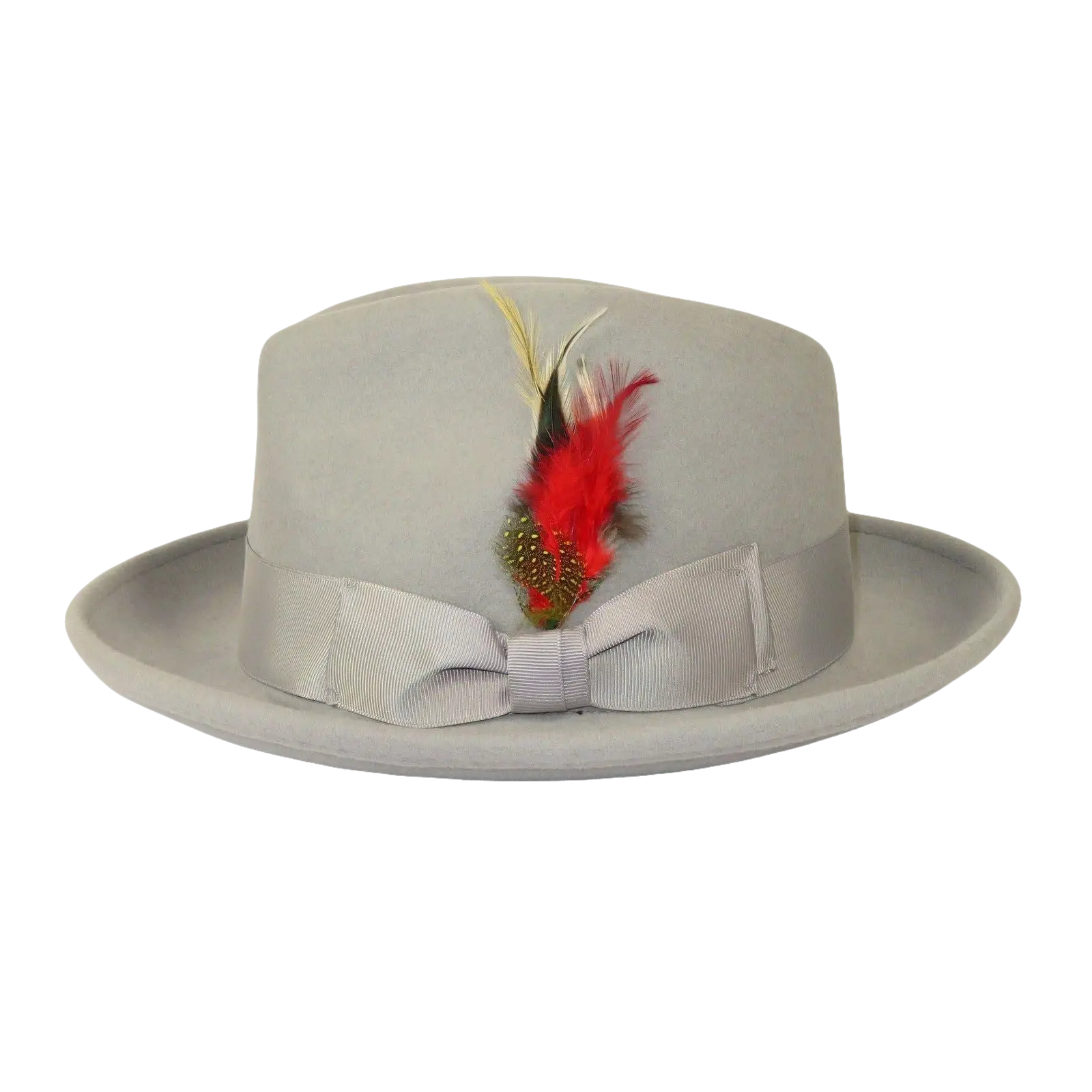 Men's Milani Wool Fedora Hat Soft Crushable Lined FD219 Light Gray - J.Valintin Men's Wear Legend - FD219 - Lt gray - S