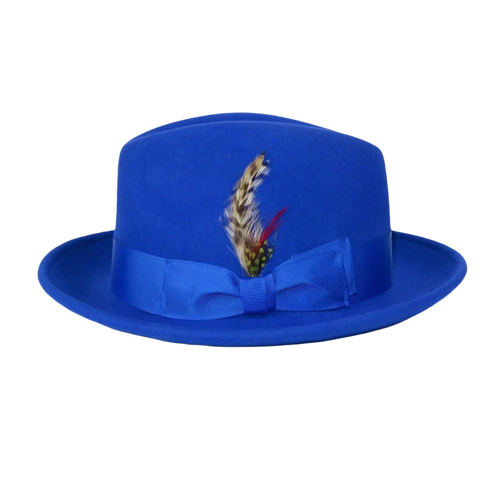 Men's Milani Wool Fedora Hat Soft Crushable Lined FD219 Royal Blue - J.Valintin Men's Wear Legend - FD219 - Royal - S