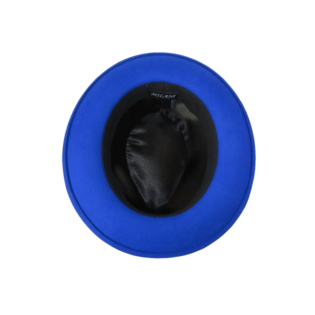 Men's Milani Wool Fedora Hat Soft Crushable Lined FD219 Royal Blue - J.Valintin Men's Wear Legend - FD219 - Royal - S