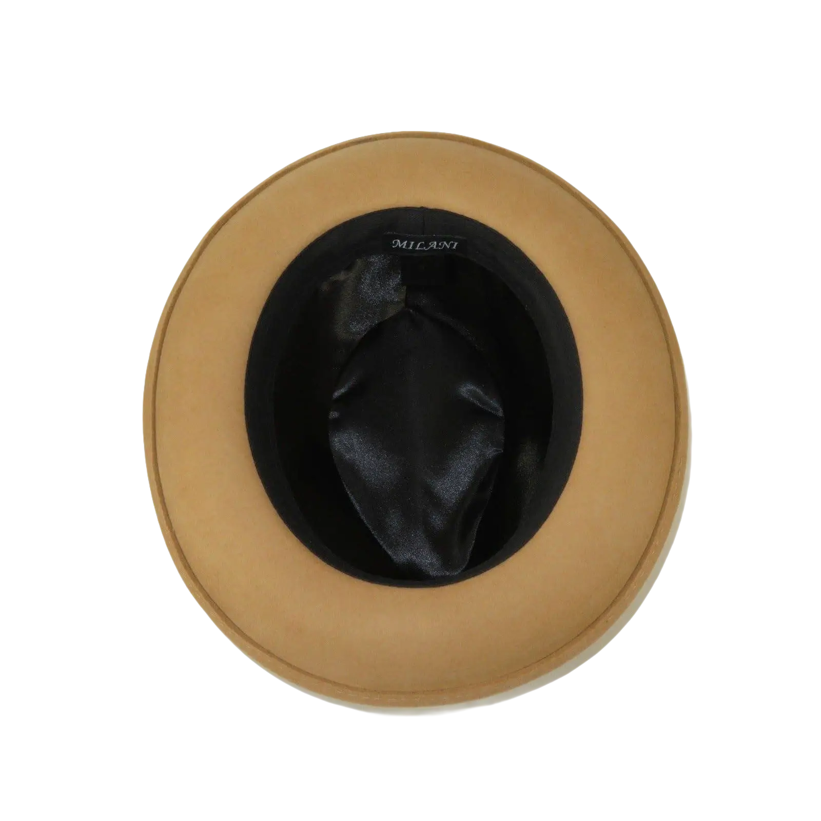 Men's Milani Wool Fedora Hat Soft Crushable Lined FD219 Tan Camel - J.Valintin Men's Wear Legend - FD219 - Tan - S