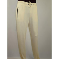 Men's Monte Carlo Turkey Jogging Suit 2pc Jump Set Stretchable 95061 Ivory Wine - J.Valintin Men's Wear Legend - 95061 - Ivory Wine - M