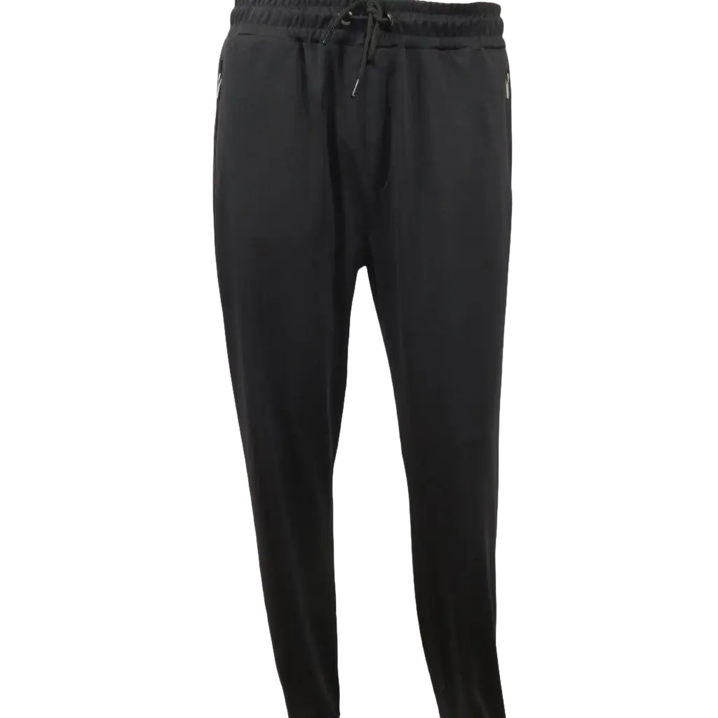 Men's Monte Carlo Turkey Jogging Suit 2pc Jump Set Stretchable 95164 Black - J.Valintin Men's Wear Legend - 95164 - Black - M