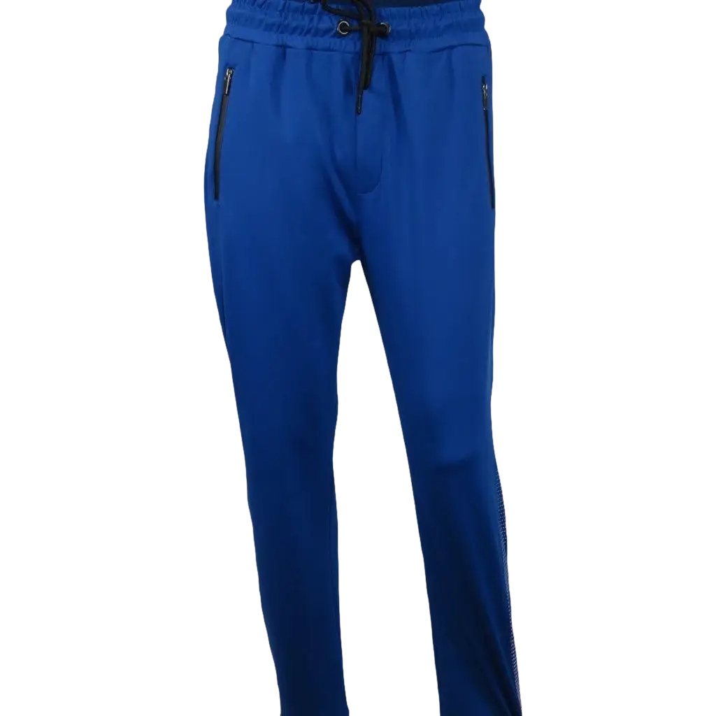 Men's Monte Carlo Turkey Jogging Suit 2pc Jump Set Stretchable 95183 Royal Blue - J.Valintin Men's Wear Legend - 95183 - Royal - M