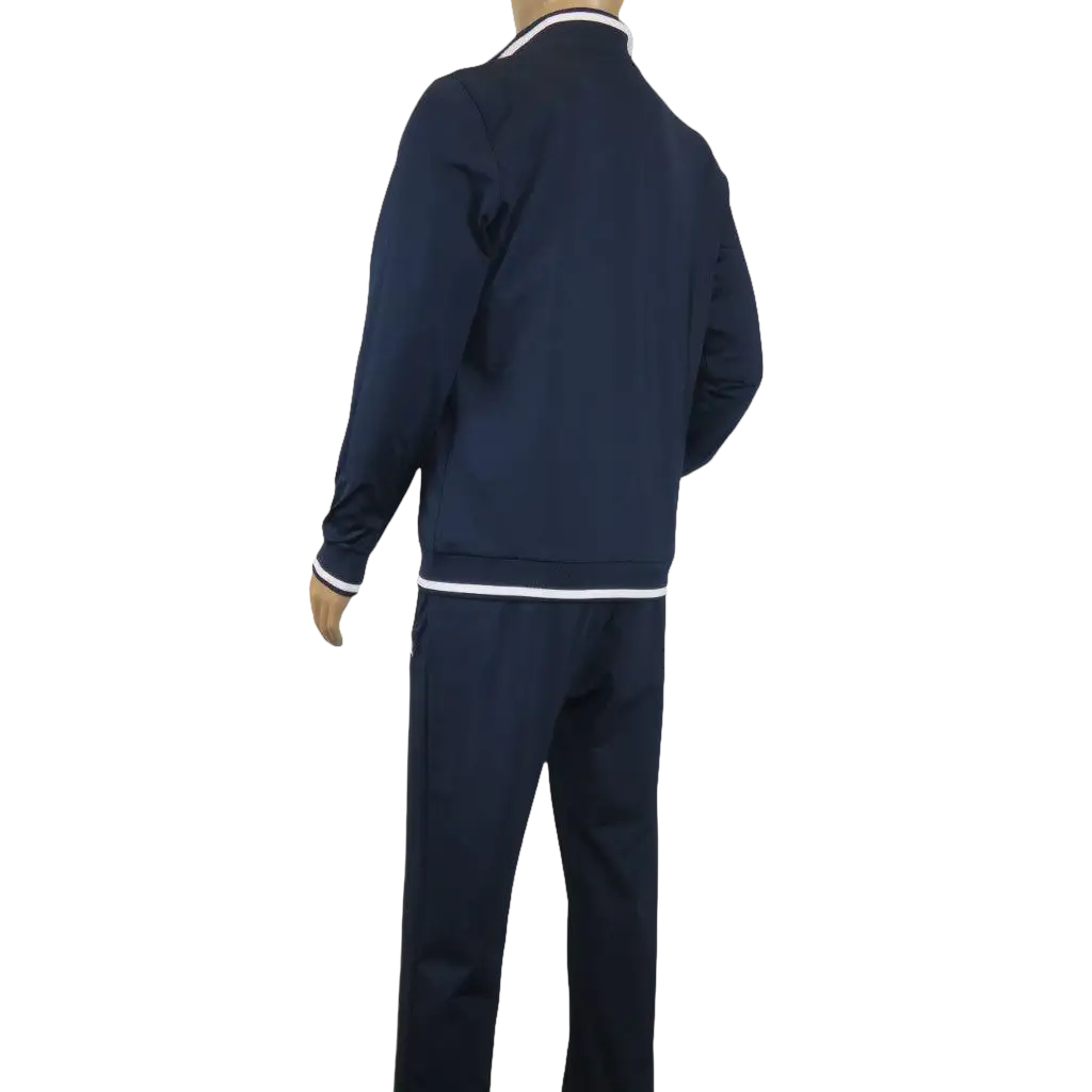 Men's Monte Carlo Turkey Jogging Suit 2pc Jump Set Stretchable 95209 Navy Blue - J.Valintin Men's Wear Legend - 95209 - Navy - M