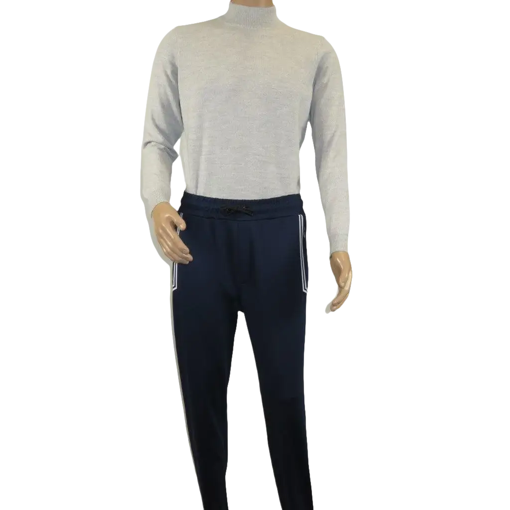Men's Monte Carlo Turkey Jogging Suit 2pc Jump Set Stretchable 95209 Navy Blue - J.Valintin Men's Wear Legend - 95209 - Navy - M