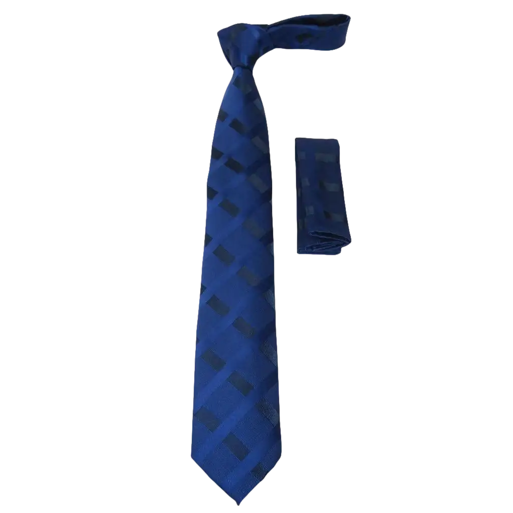 Mens Narrow Tie/Hankie Set Microfiber Silky Vito Rofolo by J.Valintin VTR - 76 - J.Valintin Men's Wear Legend - VTR - 76