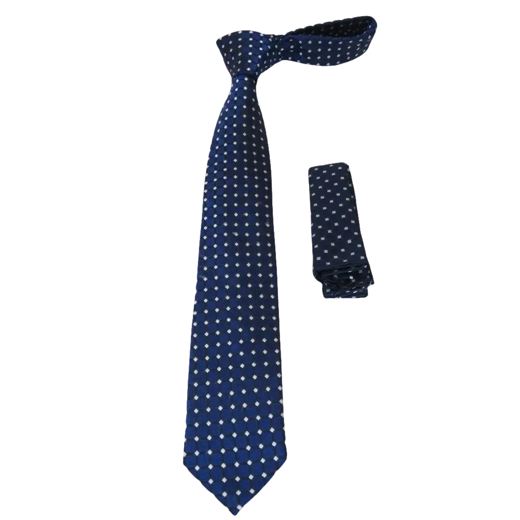 Mens Narrow Tie/Hankie Set Microfiber Silky Vito Rofolo by J.Valintin VTR - 81 - J.Valintin Men's Wear Legend - VTR - 81
