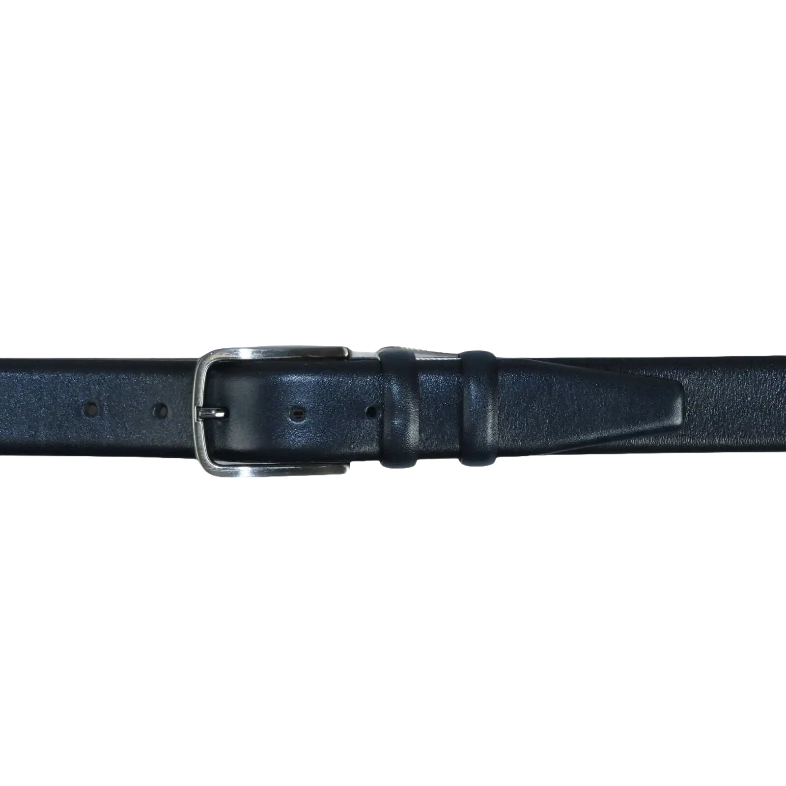 Mens Navy Blue Genuine Leather Belt PIERO ROSSI Turkey Soft Full Grain #Navy - A - J.Valintin Men's Wear Legend - 97211