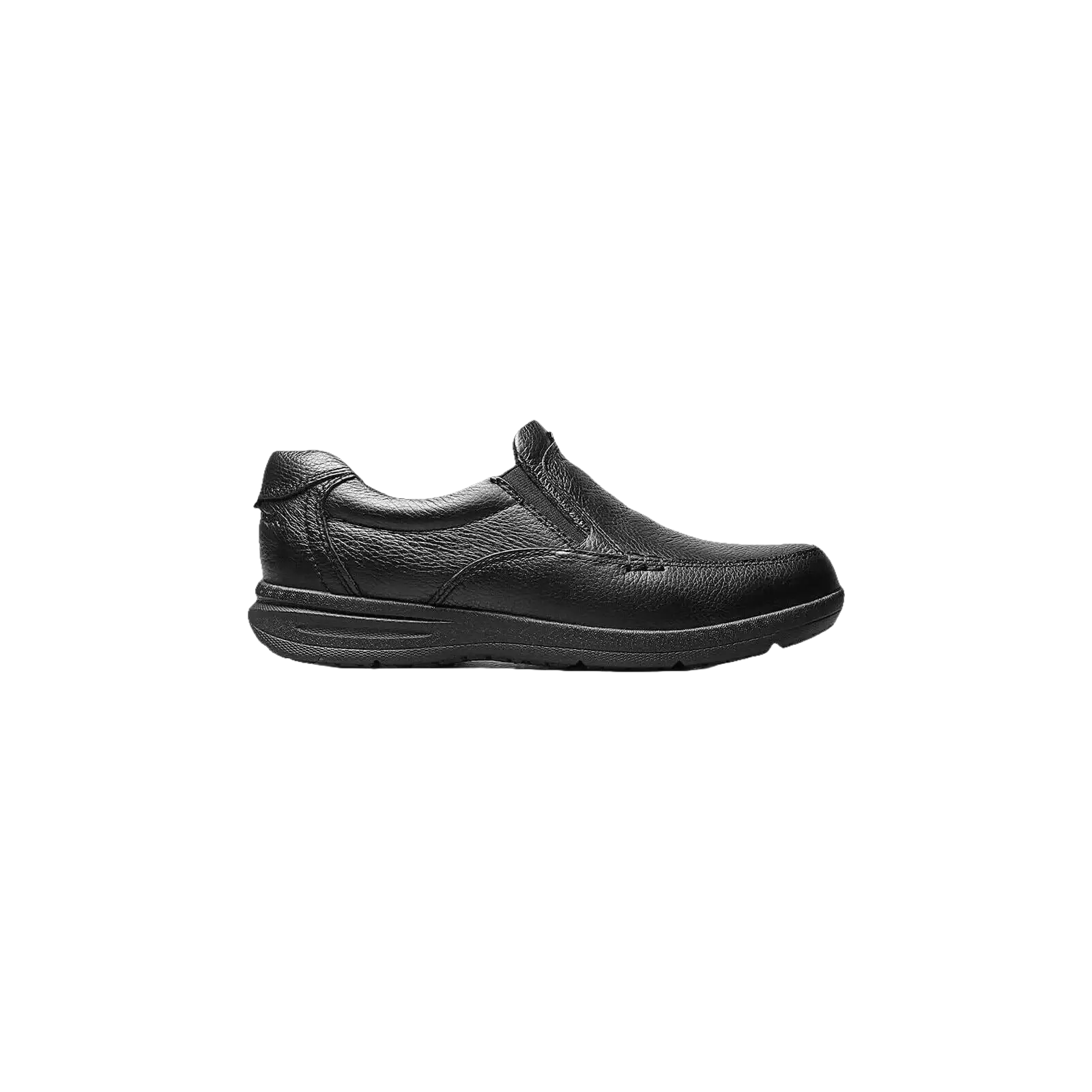 Men's Nunn Bush Cam Moc Toe Slip On Walking Shoes Black Tumbled 84696 - 007 - J.Valintin Men's Wear Legend - 84696 - 007_7_M