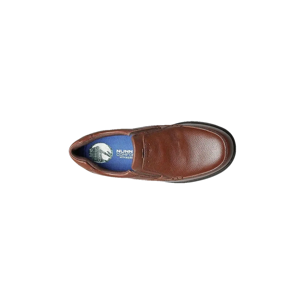 Men's Nunn Bush Cam Moc Toe Slip On Walking Shoes Cognac Tumbled 84696 - 222 - J.Valintin Men's Wear Legend - 84696 - 222_7_M