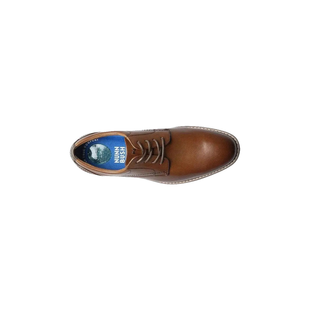 Men's Nunn Bush Centro Flex Plain Toe Oxford Dress Shoes Cognac 84982 - 221 - J.Valintin Men's Wear Legend - 84982 - 221_M_8