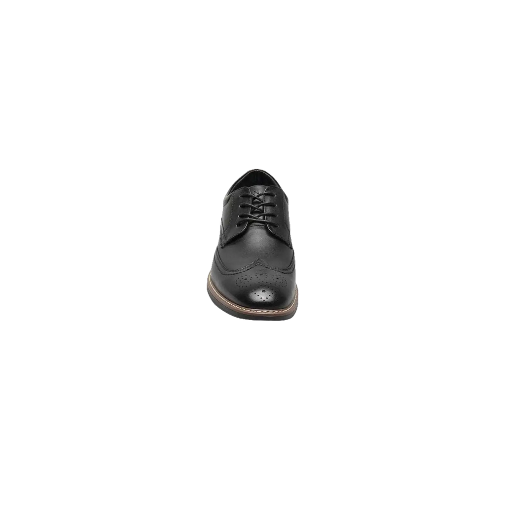Men's Nunn Bush Centro Flex Wingtip Oxford Party Shoes Black 84983 - 001 - J.Valintin Men's Wear Legend - 84983 - 001_8 M