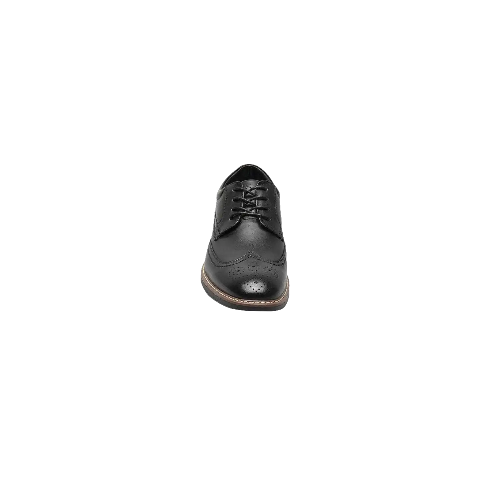 Men's Nunn Bush Centro Flex Wingtip Oxford Party Shoes Black 84983 - 001 - J.Valintin Men's Wear Legend - 84983 - 001_8 M