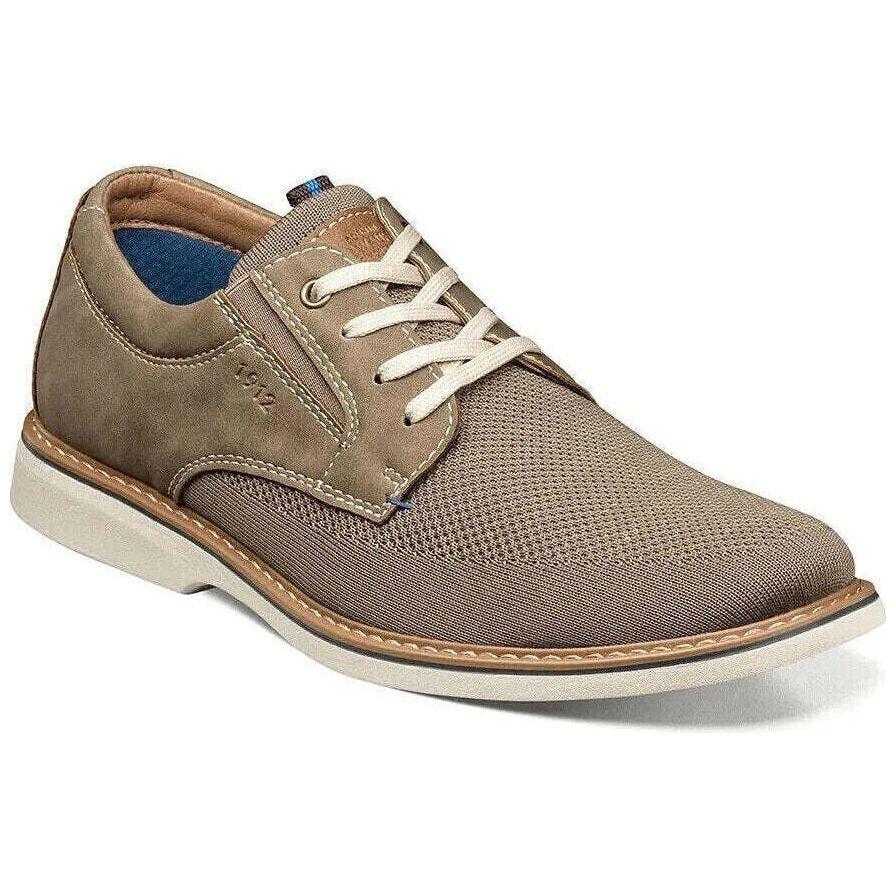 Men's Nunn Bush Otto Knit Plain Toe Oxford Walking Shoes Taupe Multi 84964 - 261 - J.Valintin Men's Wear Legend - 84964 - 261_M_8