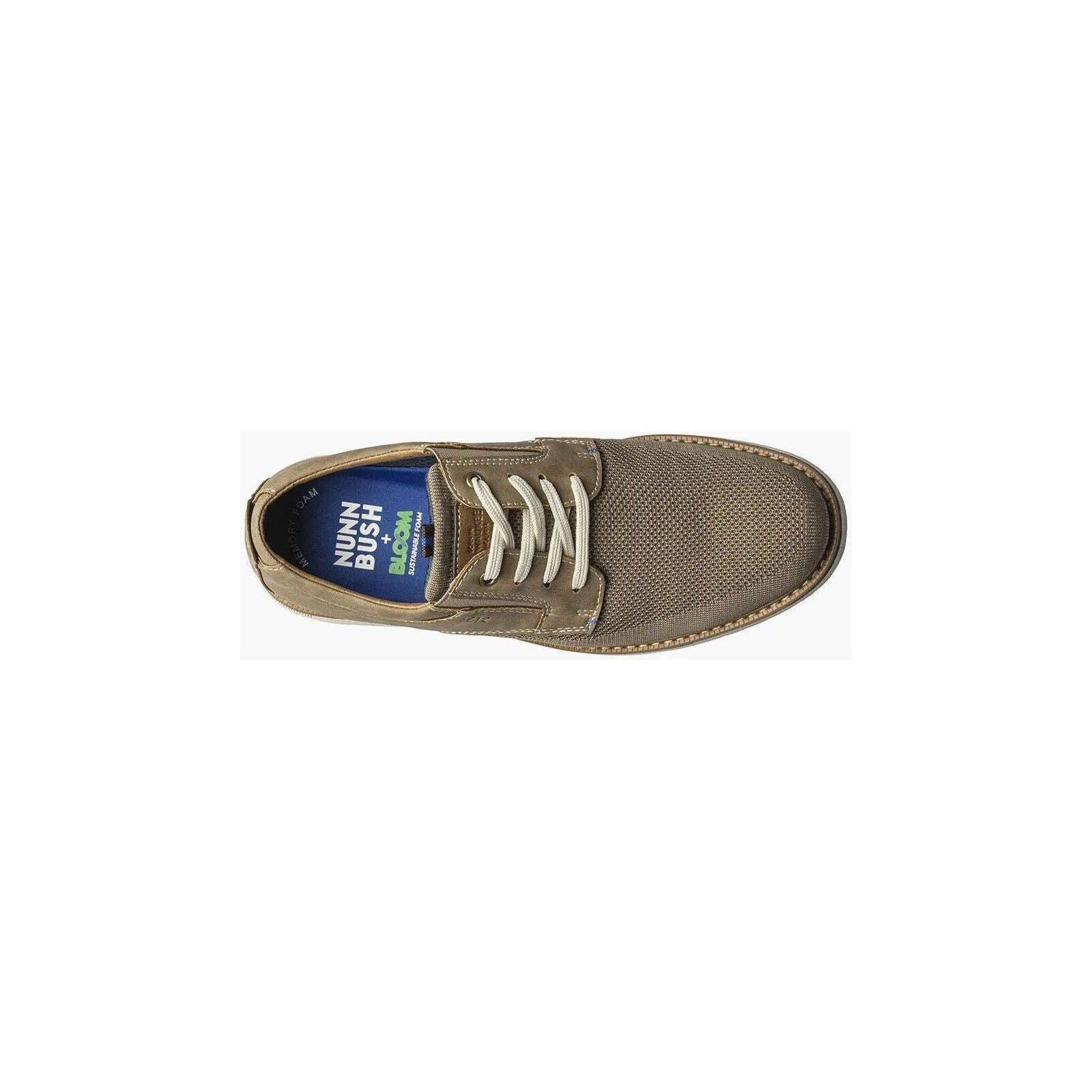 Men's Nunn Bush Otto Knit Plain Toe Oxford Walking Shoes Taupe Multi 84964 - 261 - J.Valintin Men's Wear Legend - 84964 - 261_M_8