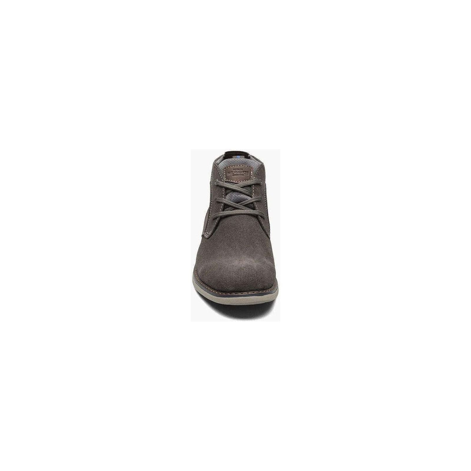 Men's Nunn Bush Otto Plain Toe Chukka Boot Dress Shoes Gray 84987 - 020 - J.Valintin Men's Wear Legend - 84987 - 020_7_M