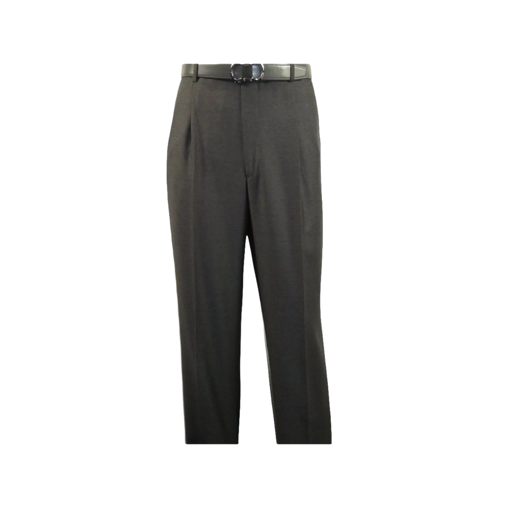 Men's Pants G.Manzoni None Wrinkle Wool Super 120's #056 Gray Made in Italy - J.Valintin Men's Wear Legend - 8644