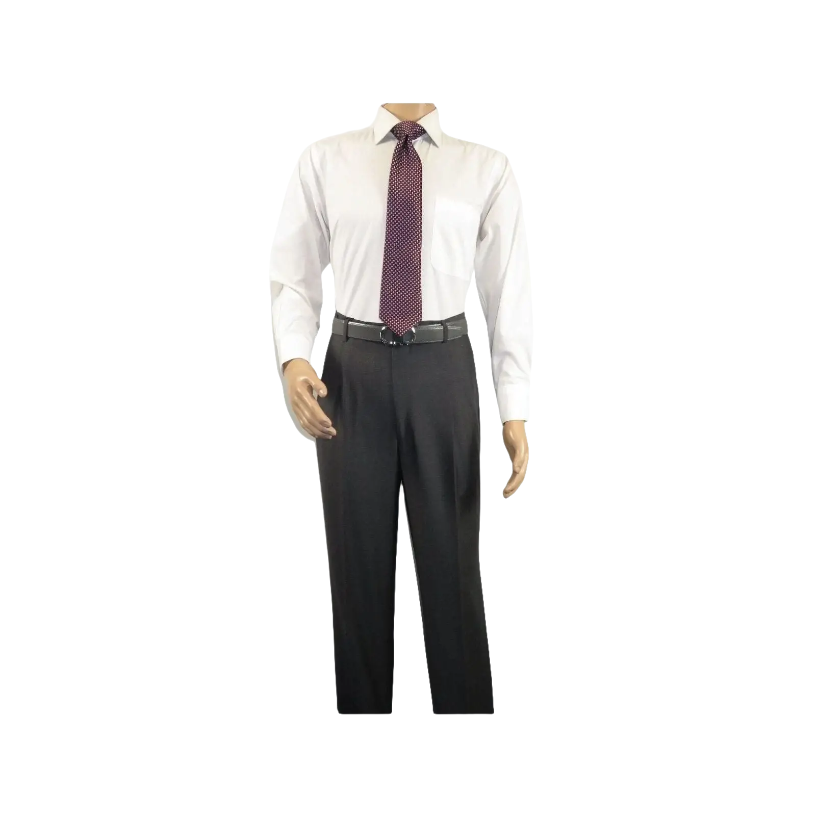 Men's Pants G.Manzoni None Wrinkle Wool Super 120's #056 Gray Made in Italy - J.Valintin Men's Wear Legend - 8644