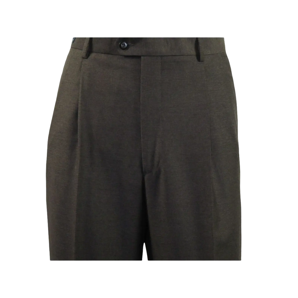 Men's Pants G.Manzoni None Wrinkle Wool Super 120's #056 Gray Made in Italy - J.Valintin Men's Wear Legend - 8644