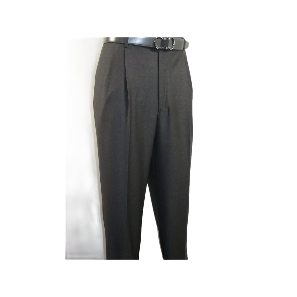 Men's Pants G.Manzoni None Wrinkle Wool Super 120's #056 Gray Made in Italy - J.Valintin Men's Wear Legend - 8644