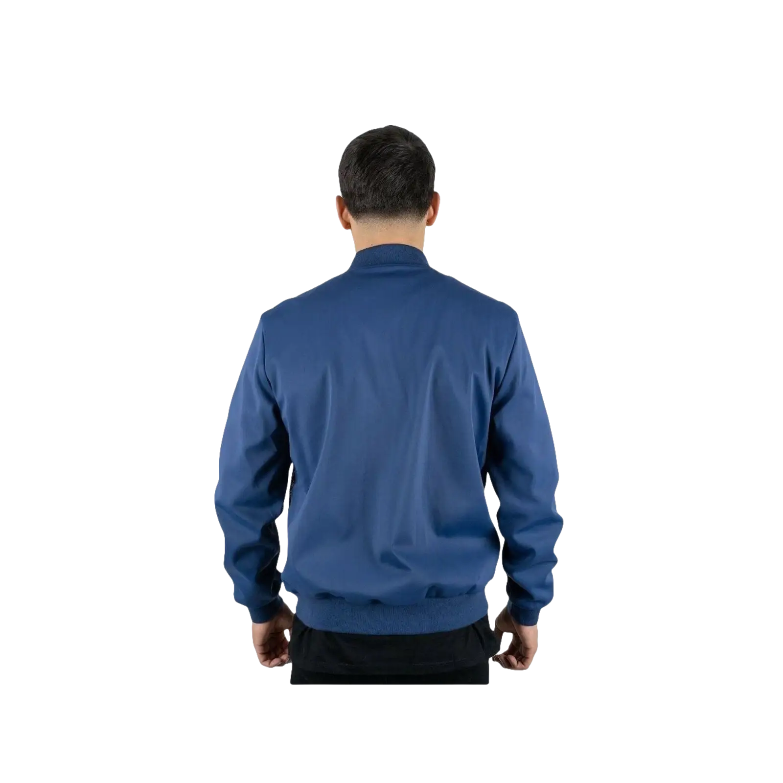 Mens Platini Bamber Jacket with Lion Rhinestone Design Zip up BMJ8133 Blue - J.Valintin Men's Wear Legend - 92083