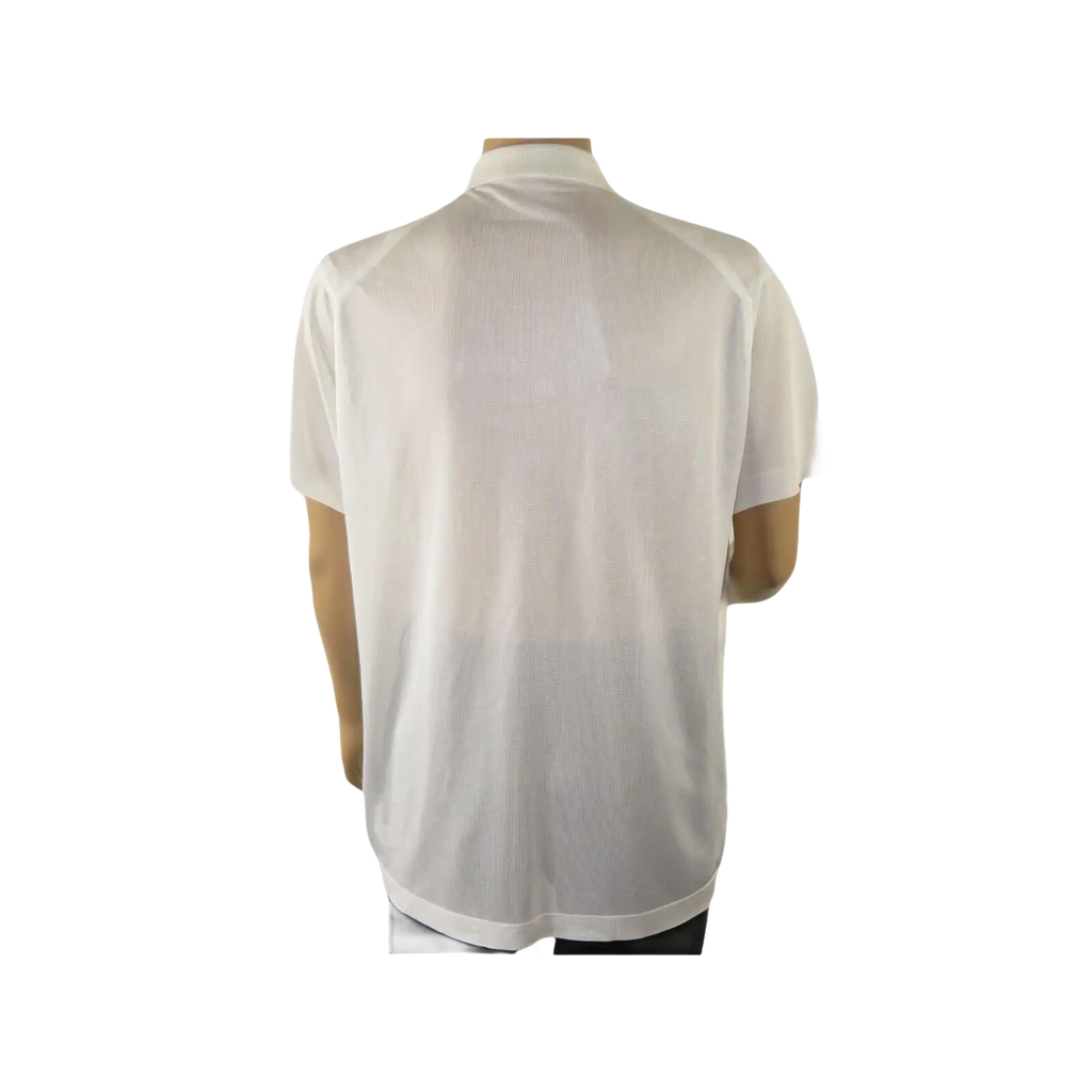 Mens Polo Shirt Slinky Sheer Short Sleeves Soft Touch by Stacy Adams 3703 White - J.Valintin Men's Wear Legend - 94044