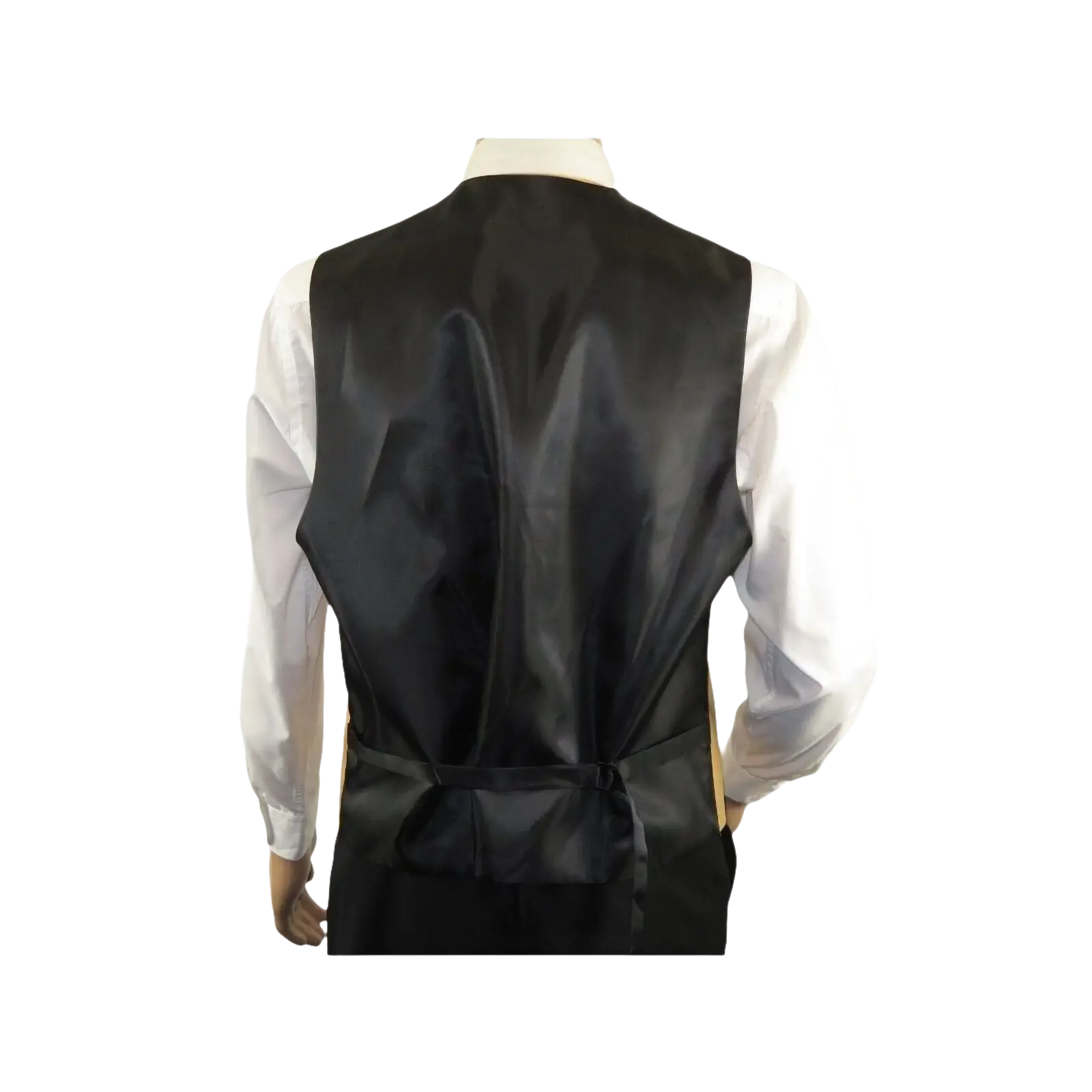 Men's Q Brand Formal Tuxedo Vest Tie and Hankie Satin #10 plain Gold - J.Valintin Men's Wear Legend - 6585