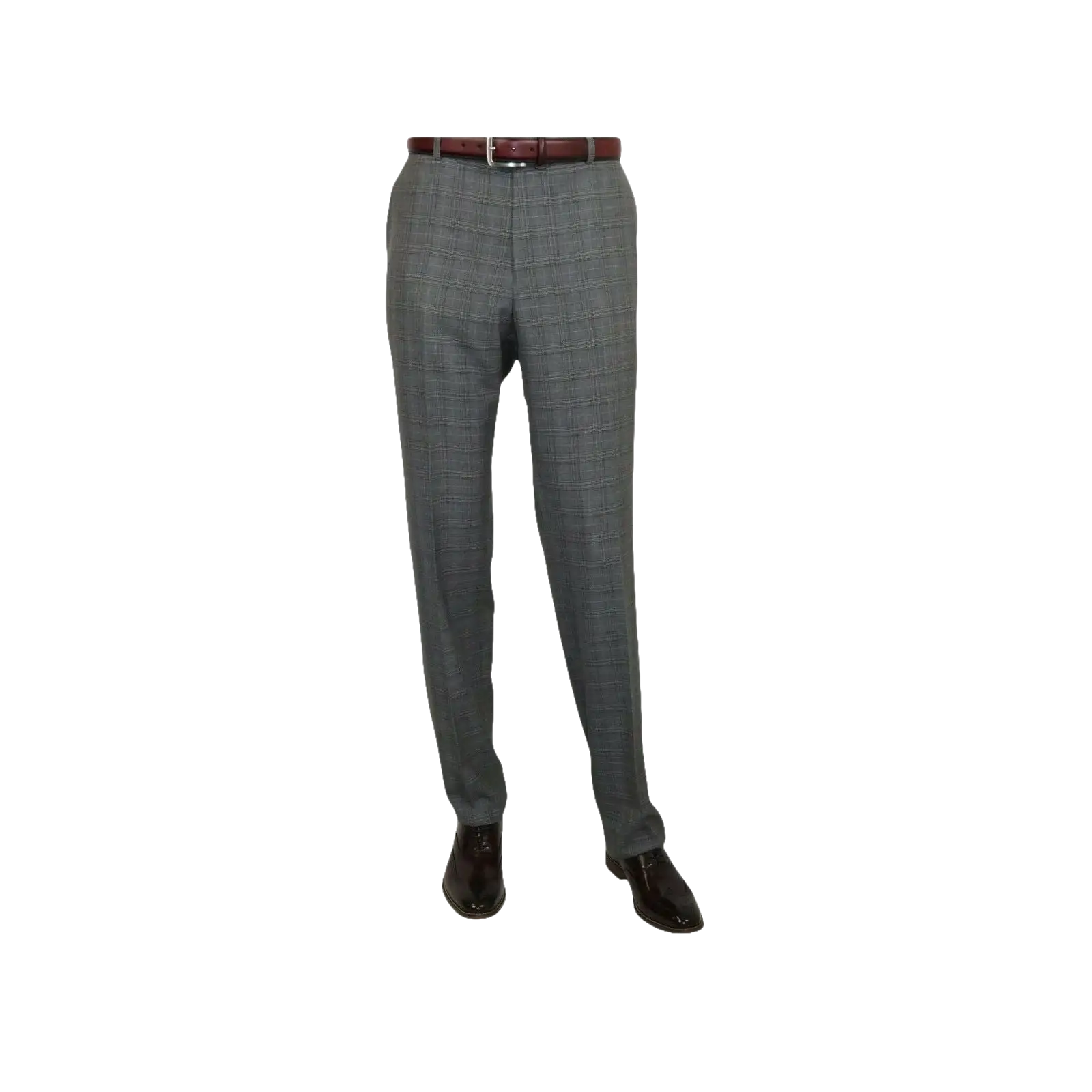 Mens Renoir 3 Piece Vested Suit Glen Plaid Notch Lapel Business 278 - 1 Gray New - J.Valintin Men's Wear Legend - 28301