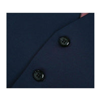 Men's RENOIR Vest Wool 140's Adjustable, Two Pockets 508 - 19 Navy Blue - J.Valintin Men's Wear Legend - 80059