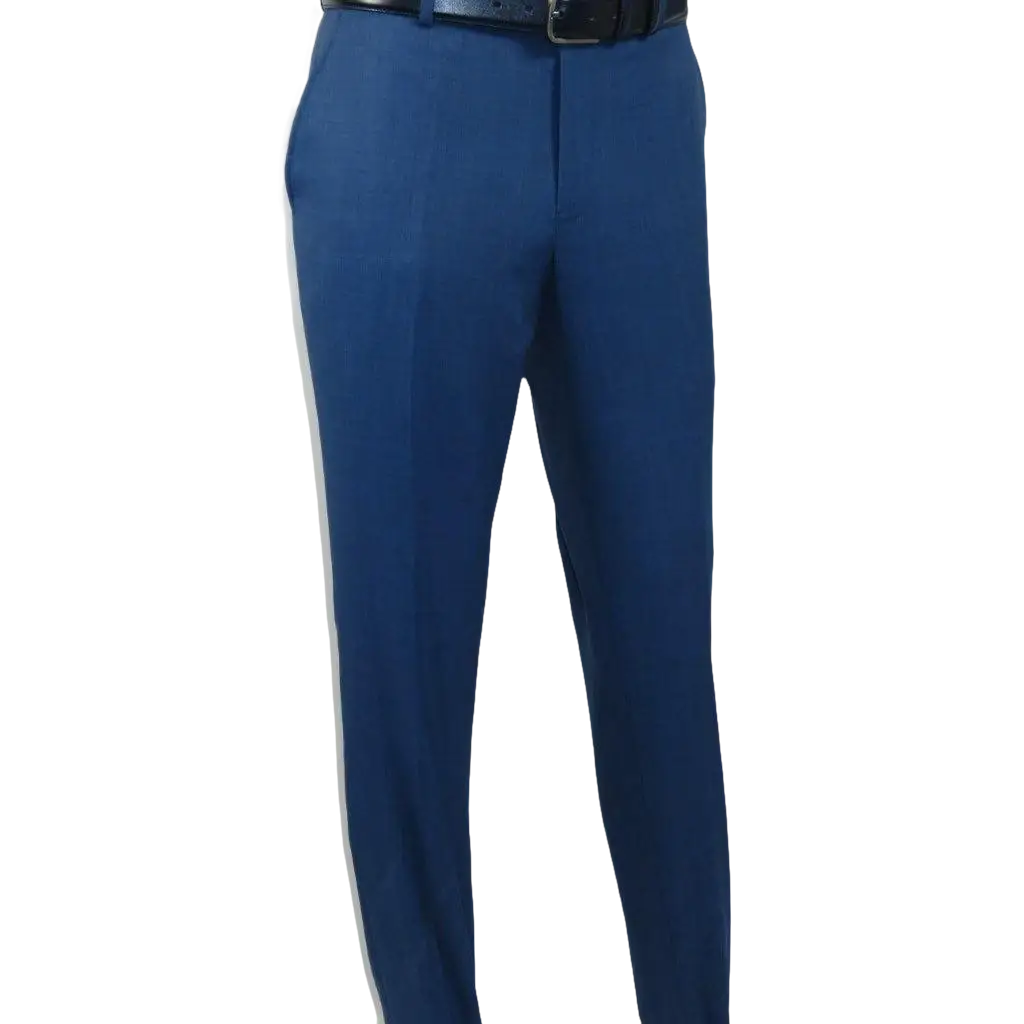 Men's Renoir Wool Blend Slim Fit 2pc Suit Sharkskin Texture 557 - 1 Blue - J.Valintin Men's Wear Legend - 557 - 1 - Blue - 36S