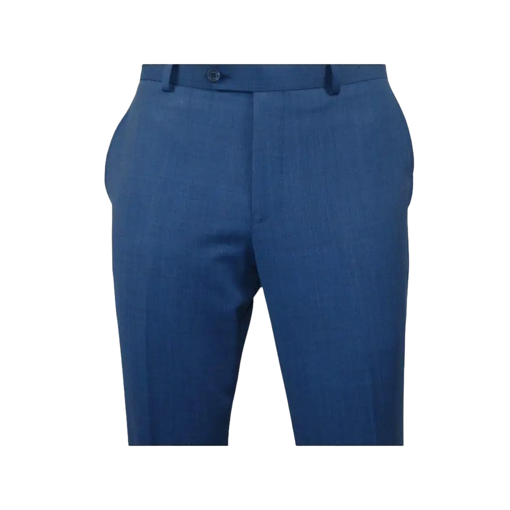 Men's Renoir Wool Blend Slim Fit 2pc Suit Sharkskin Texture 557 - 1 Blue - J.Valintin Men's Wear Legend - 557 - 1 - Blue - 36S