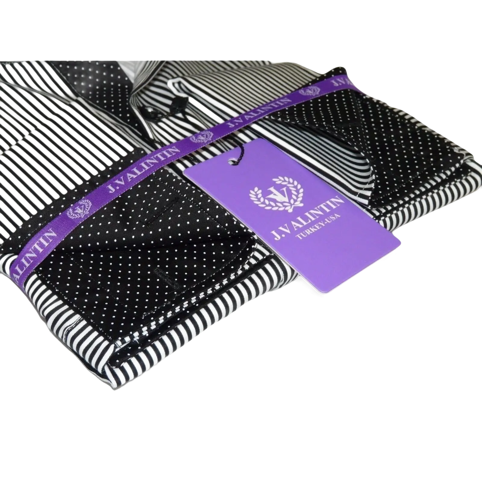 Mens Shirt J.Valintin Turkey Usa Egyptian Cotton Axxess Style 1f94 - 06 Black - J.Valintin Men's Wear Legend - 4926