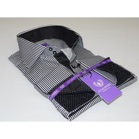 Mens Shirt J.Valintin Turkey Usa Egyptian Cotton Axxess Style 1f94 - 06 Black - J.Valintin Men's Wear Legend - 4926