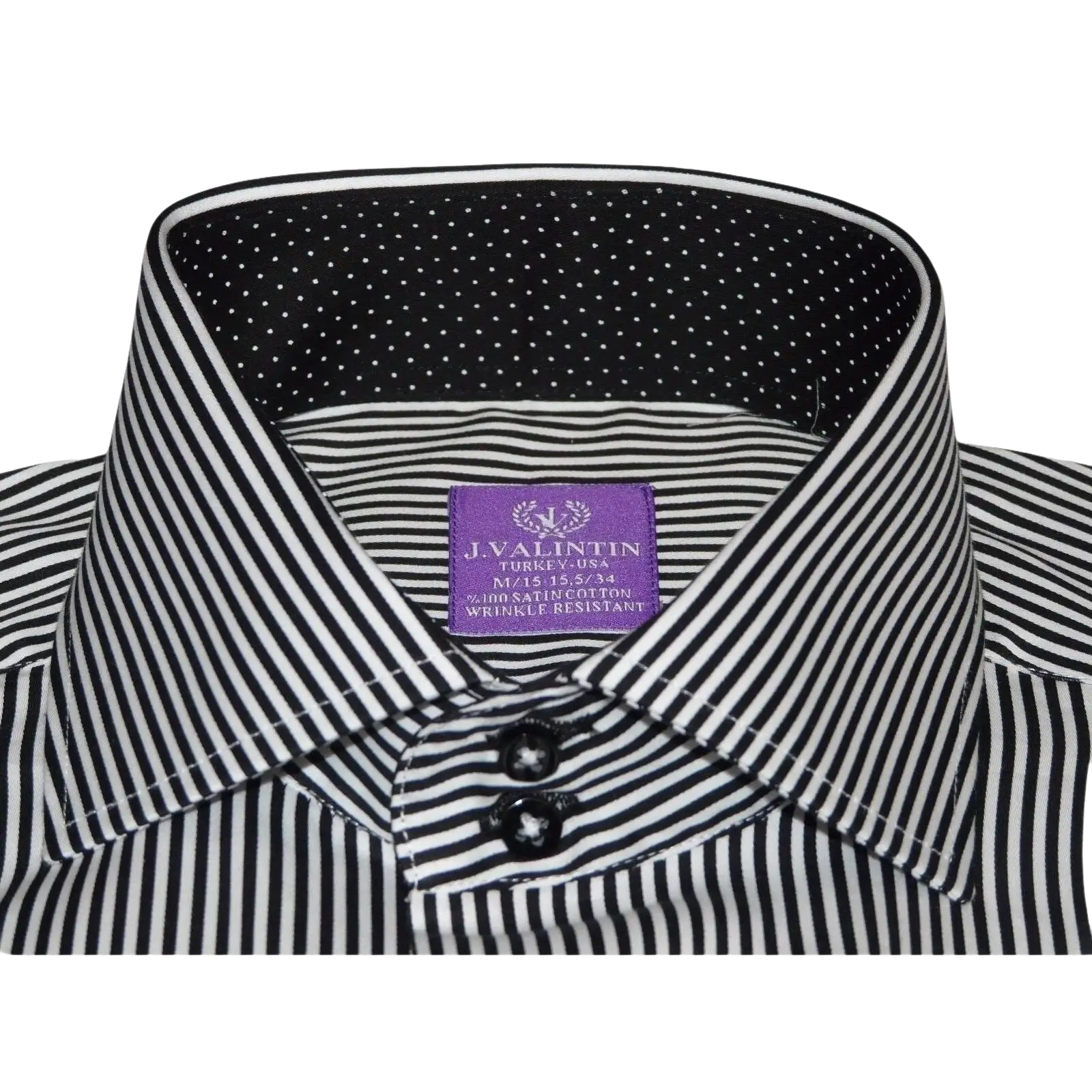 Mens Shirt J.Valintin Turkey Usa Egyptian Cotton Axxess Style 1f94 - 06 Black - J.Valintin Men's Wear Legend - 4926