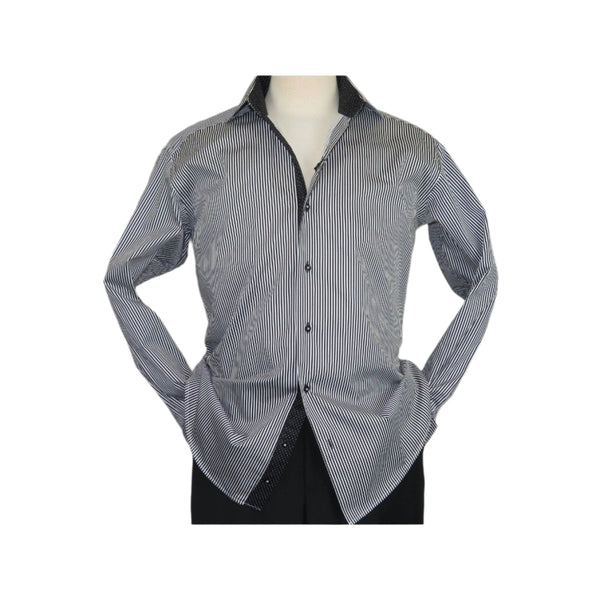 Mens Shirt J.Valintin Turkey Usa Egyptian Cotton Axxess Style 1f94 - 06 Black - J.Valintin Men's Wear Legend - 4926