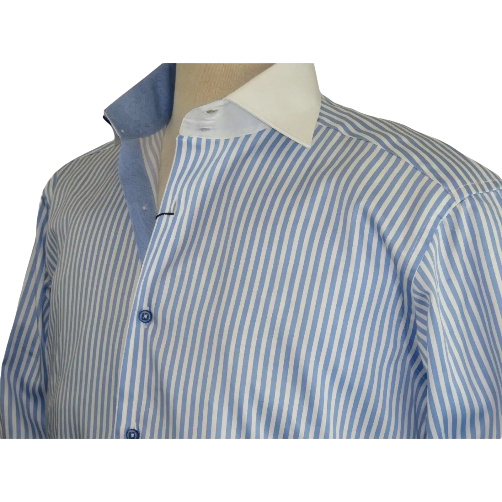 Mens Shirt J.Valintin Turkey Usa Egyption Cotton Axxess Style 1A19 - 68 Blue - J.Valintin Men's Wear Legend - 4879