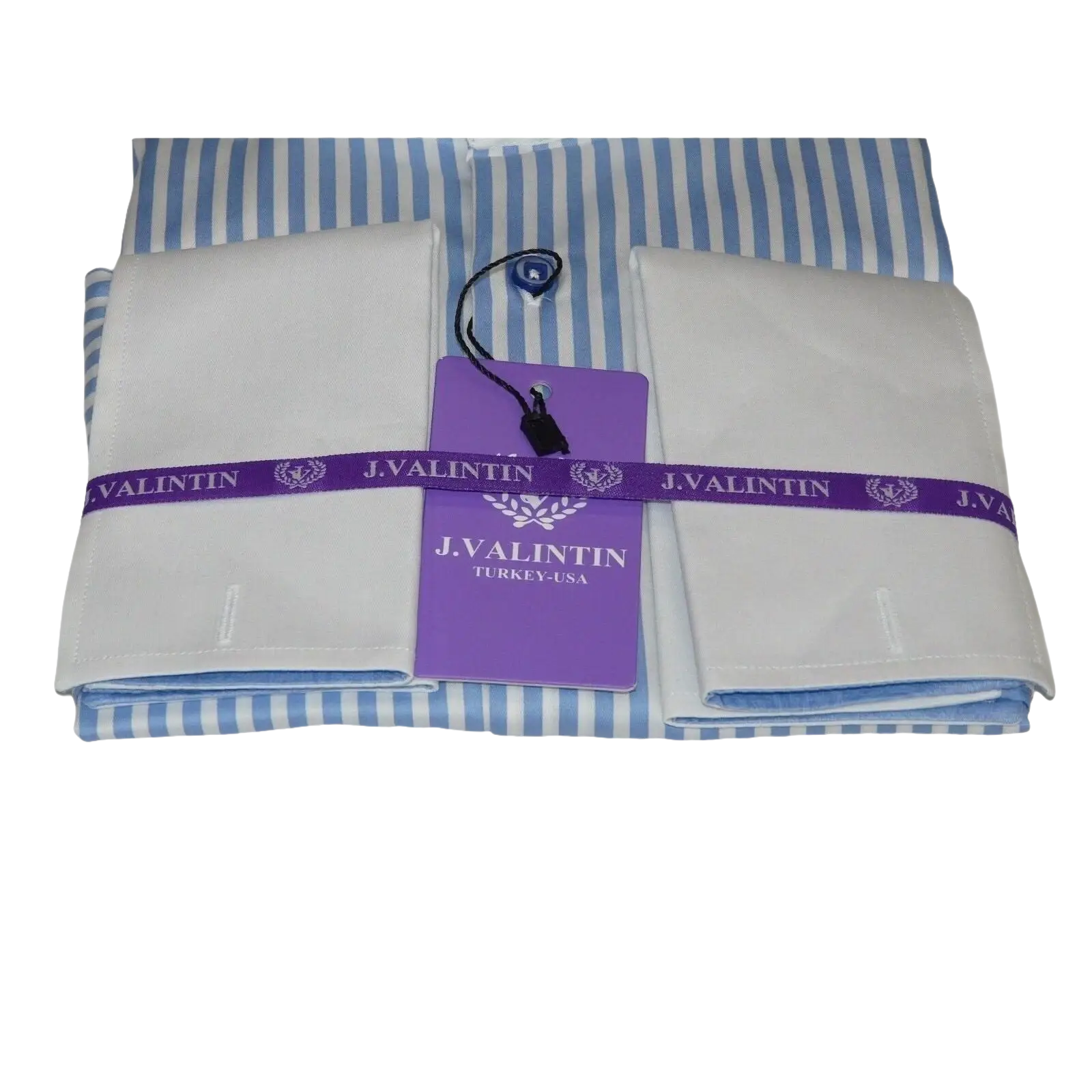 Mens Shirt J.Valintin Turkey Usa Egyption Cotton Axxess Style 1A19 - 68 Blue - J.Valintin Men's Wear Legend - 4879