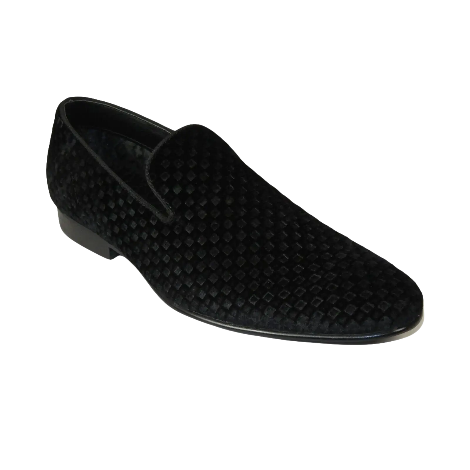 Men's Shoes Steve Madden Slip On Dress or Casual Velvet Lifted Black - J.Valintin Men's Wear Legend - 100248