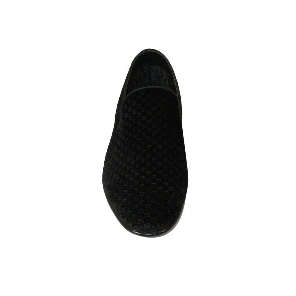 Men's Shoes Steve Madden Slip On Dress or Casual Velvet Lifted Black - J.Valintin Men's Wear Legend - 100248