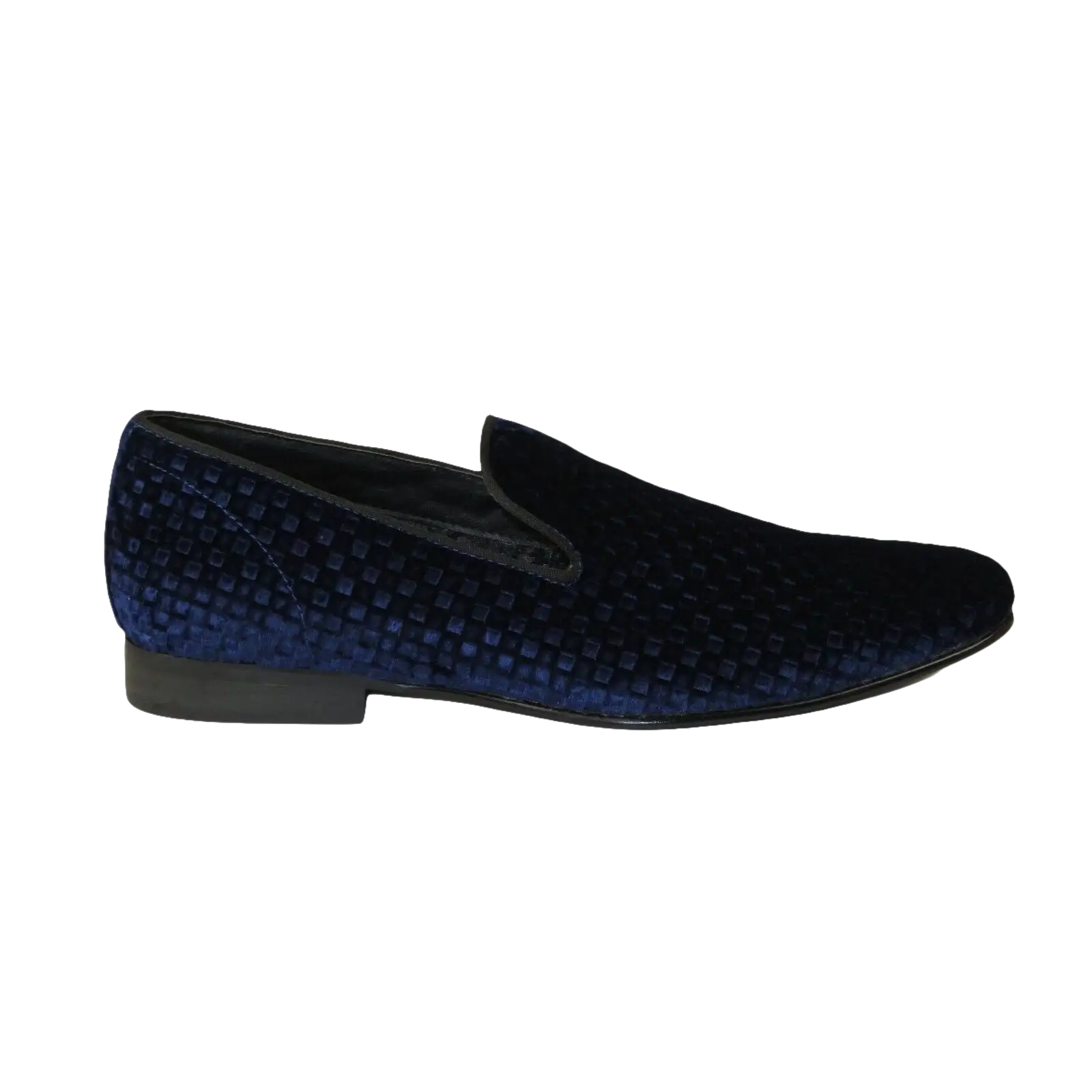 Men's Shoes Steve Madden Slip On Dress or Casual Velvet Lifted Navy Blue - J.Valintin Men's Wear Legend - 100257