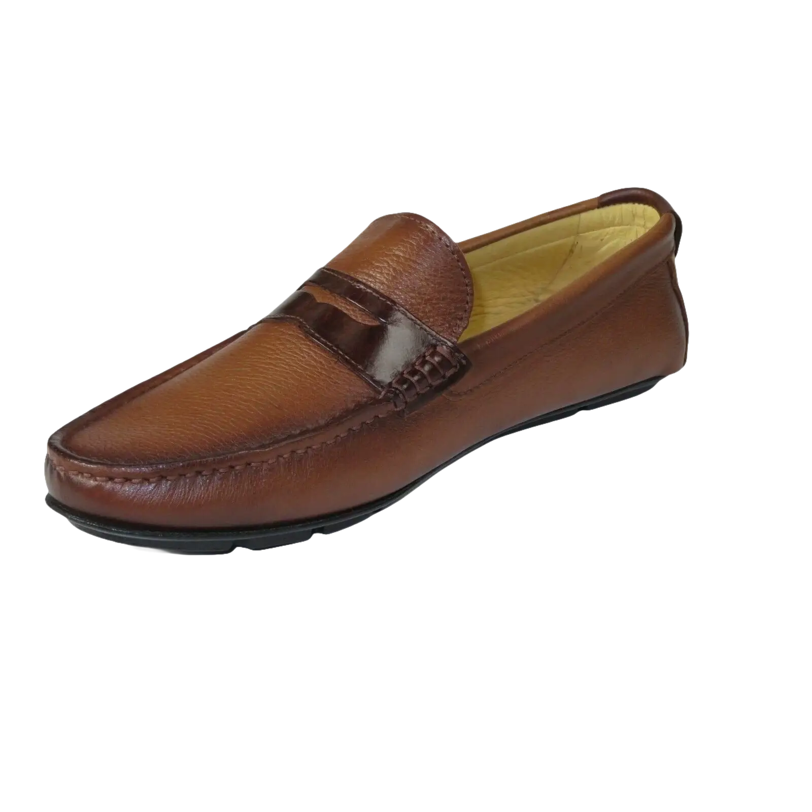 Men's Shoes Steve Madden Slip On Driving style Casual Soft Leather Tatem Bronze - J.Valintin Men's Wear Legend - 99695