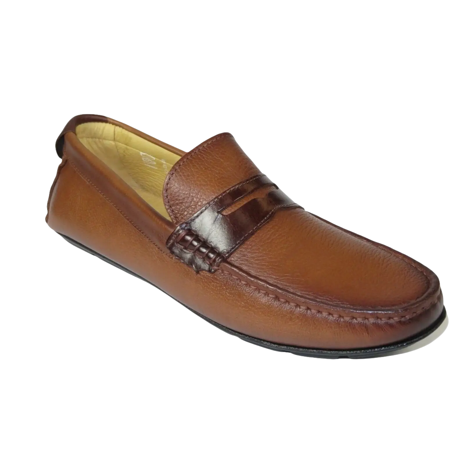 Men's Shoes Steve Madden Slip On Driving style Casual Soft Leather Tatem Bronze - J.Valintin Men's Wear Legend - 99695
